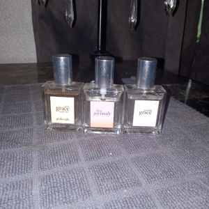 3 small bottles Philosophy perfume
